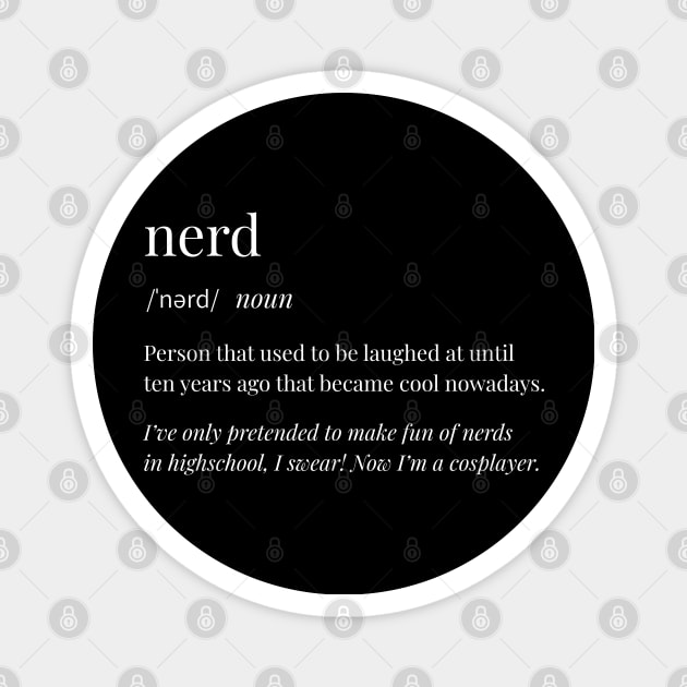 Nerd definition Magnet by ShirtBricks